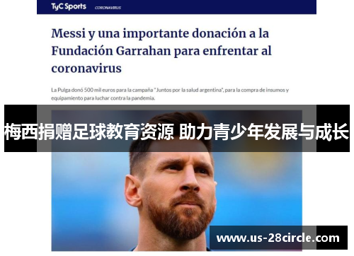 梅西捐赠足球教育资源 助力青少年发展与成长
